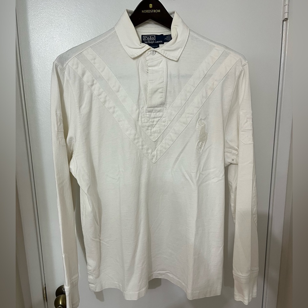 Polo Ralph Lauren Rugby Shirt Custom Fit Size L